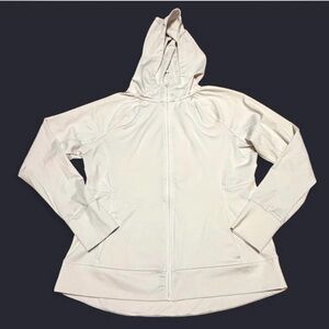 RBX Light White Zip-Up Hoodie